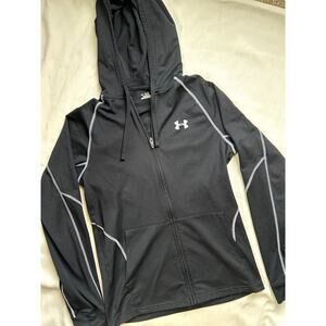 Women's Under Armour Zip Up Hoodie, Long Sleeve, Size S, Athletic, Light Weight